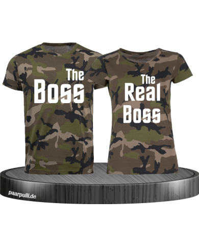 Camouflage-Shirts The Boss/The Real Boss