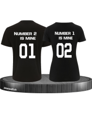 Love of Number 2er set T-Shirt Schwarz