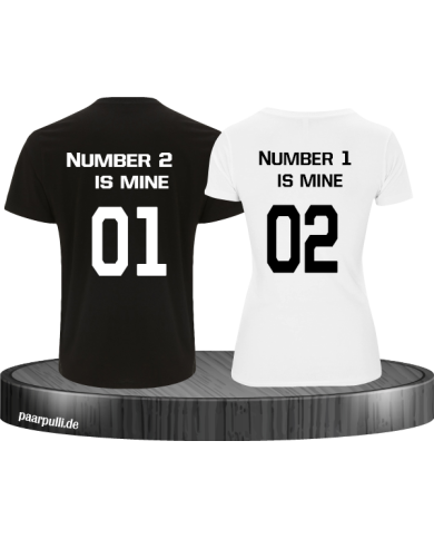 Love of Number 2er set T-Shirt Schwarz-weiß Love of Number 2er set T-Shirt Schwarz-weiß