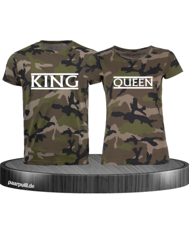 Camouflage-Set King Queen Set