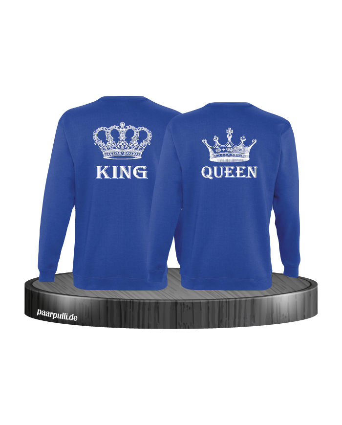 King Queen Krone Sweater in Blau