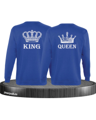 King Queen Krone Sweater in Blau