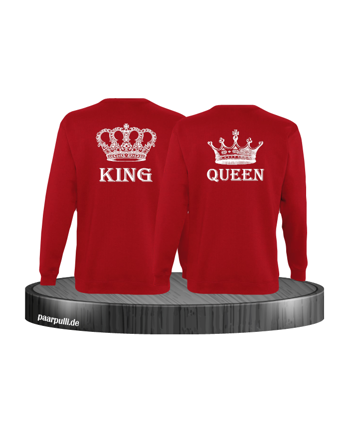 King Queen Krone Sweater in Rot