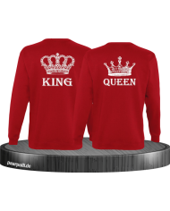 King Queen Krone Sweater in Rot