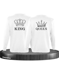 King Queen Krone Sweater in weiß