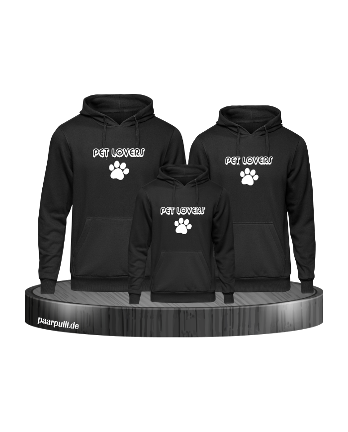 Pet Lovers 3er Set Hoodies