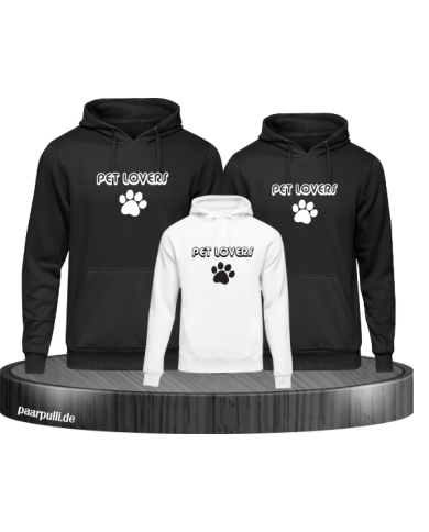 Pet Lovers 3er Set Hoodies Pet Lovers 3er Set Hoodies
