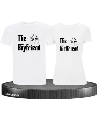 The Boyfriend und The Girlfriend im Partnerlook Set weiß