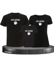 Pet Lovers 3er Familienset T-Shirts mit Babybody