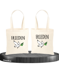 Frieden Jutebeutel