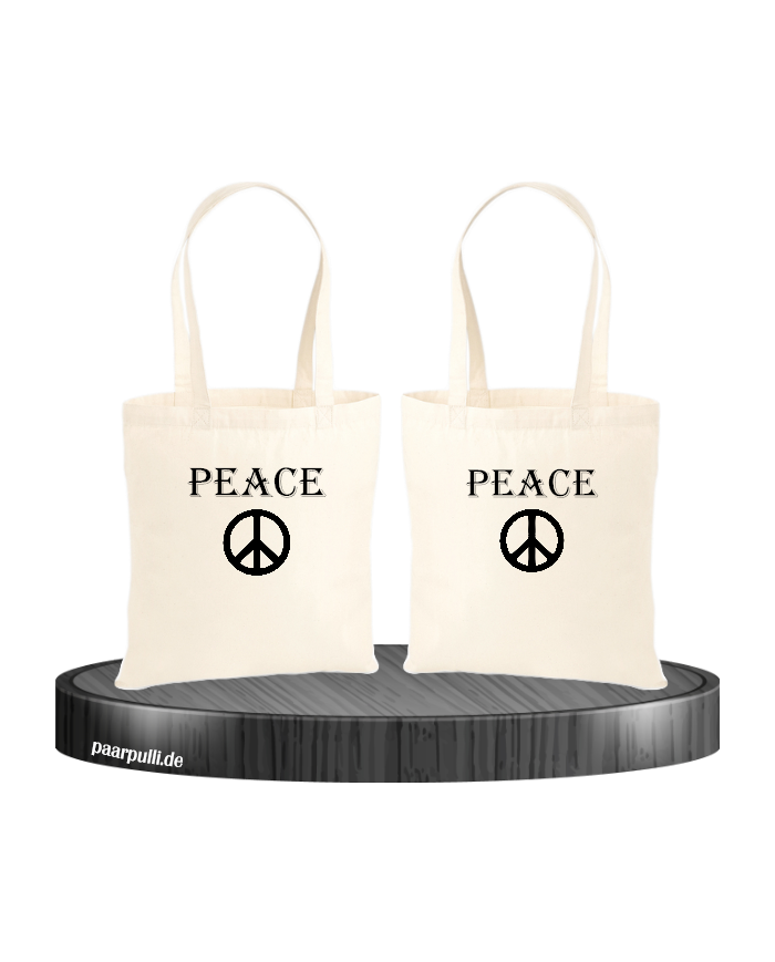 Peace Jutebeutel