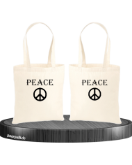 Peace Jutebeutel