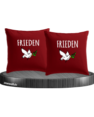 Frieden Kissenbezüge Set