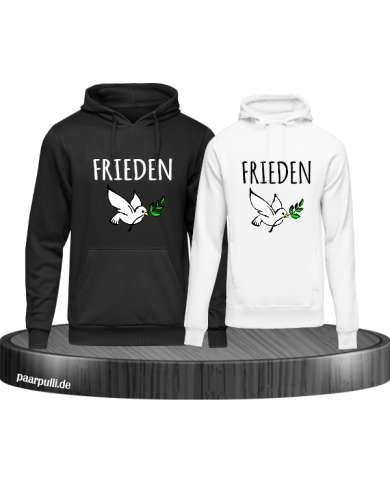 Frieden 2er Couple Hoodie Set Frieden 2er Couple Hoodie Set