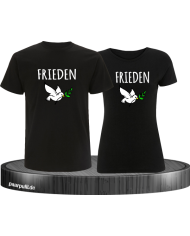 Frieden Set in schwarz
