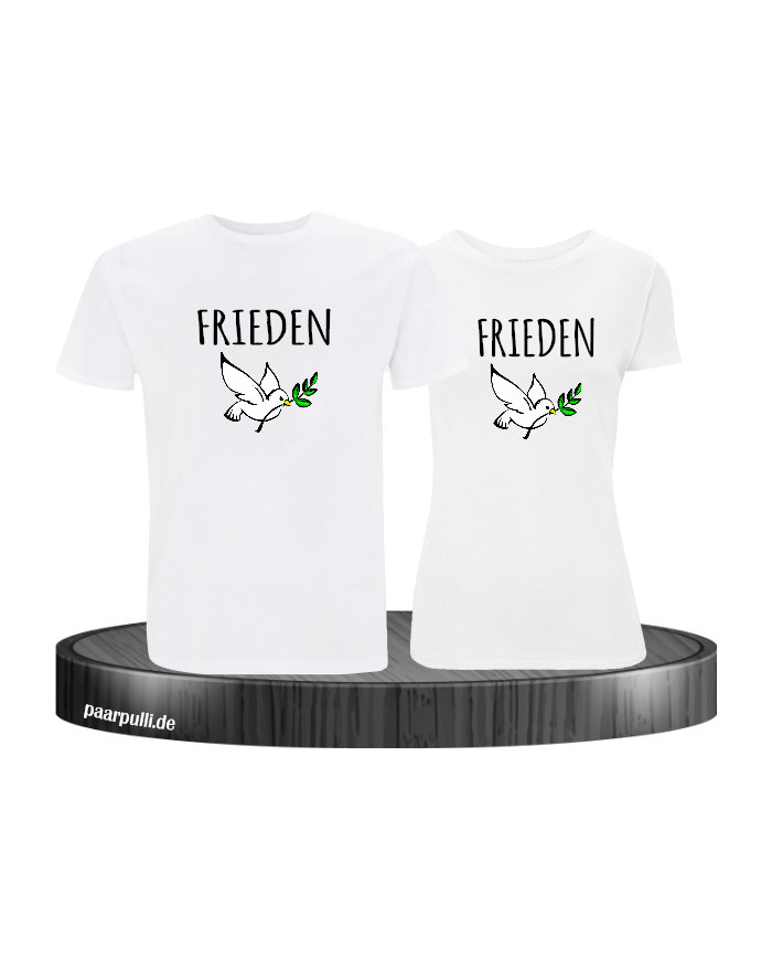 Frieden 2er Couple T-Shirt