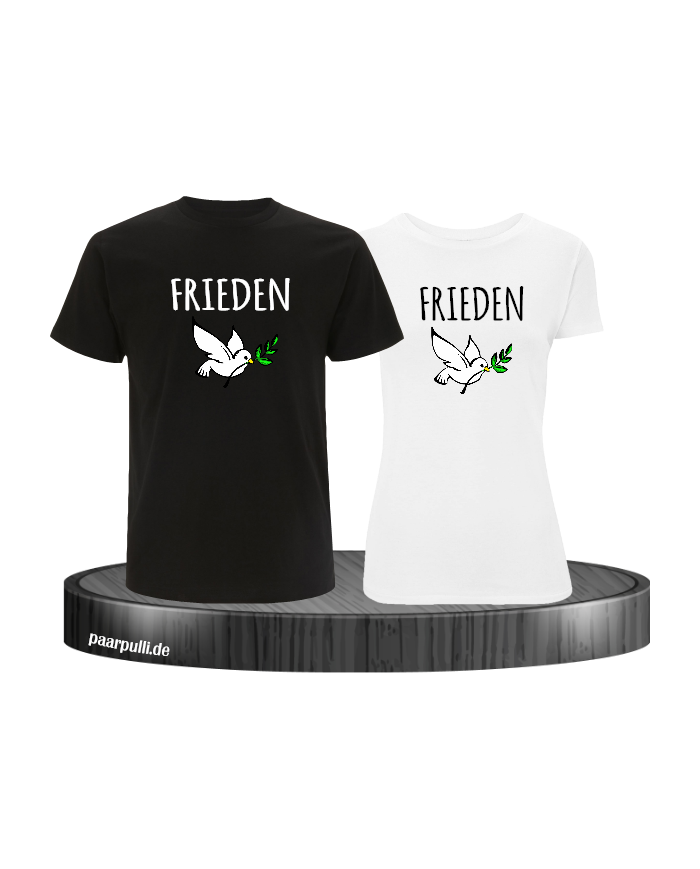 Frieden 2er Couple T-Shirt