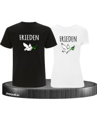 Frieden 2er Couple T-Shirt