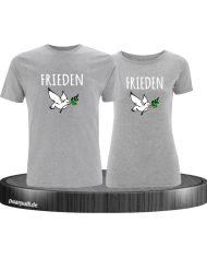 Frieden 2er Couple T-Shirt