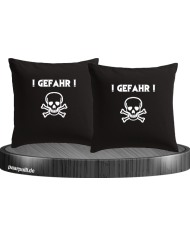 !Gefahr! Kissenbezüge Set