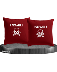 !Gefahr! Kissenbezüge Set