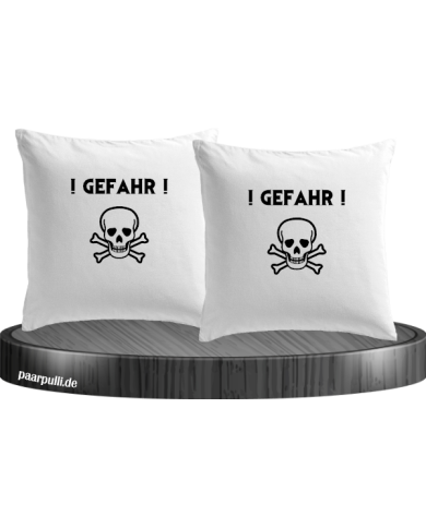 !Gefahr! Kissenbezüge Set !Gefahr! Kissenbezüge Set