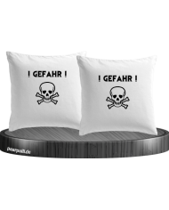 !Gefahr! Kissenbezüge Set