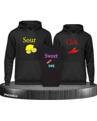 Sour Chili Sweet 3er Set schwarz