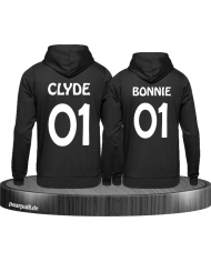 Bonnie and Clyde Pärchen Pullover - Partner Set