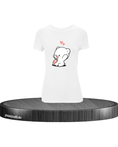 Milk Damen T-Shirt Weiß M Milk Damen T-Shirt Weiß M