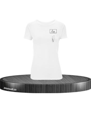 His Damen T-Shirt Weiß S His Damen T-Shirt Weiß S