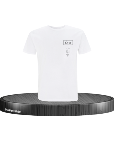 Hers Herren T-Shirt Weiß M Hers Herren T-Shirt Weiß M