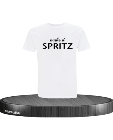 Make it Spritz Herren T-Shirt Weiß L Make it Spritz Herren T-Shirt Weiß L