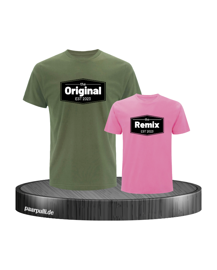 The Original The Remix in khaki-rosa