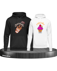 Chocolate und Cupcake in schwarz-weiß