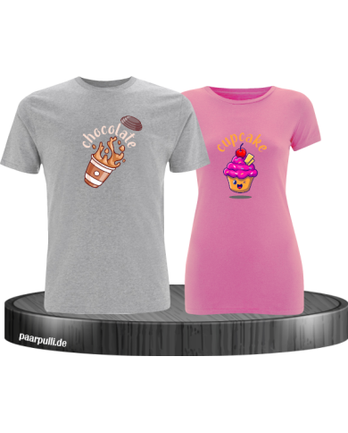 Chocolate und Cupcake Set grau-rosa Chocolate und Cupcake Set grau-rosa
