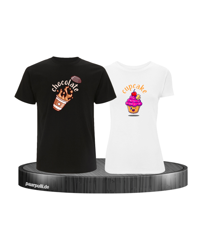 Chocolate und Cupcake Set schwarz-weiß