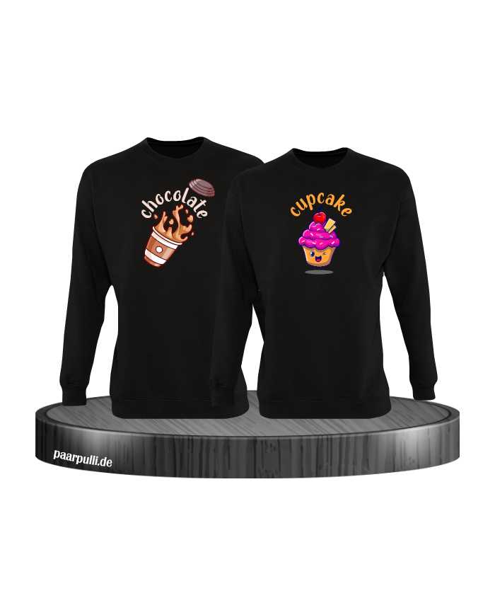 Chocolate und Cupcake Set in schwarz