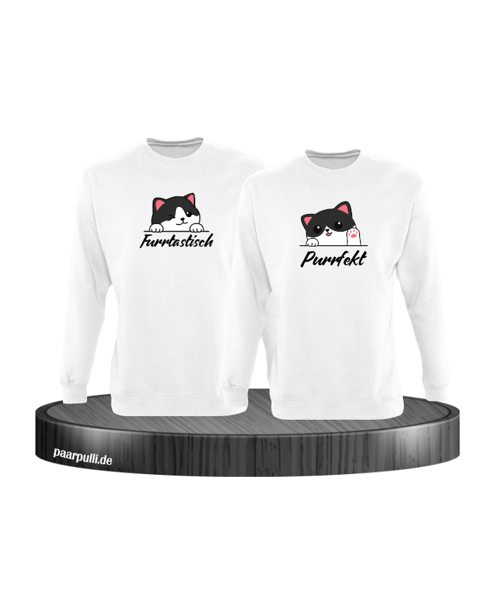 Furrtastisch und Purrfekt Set weiß