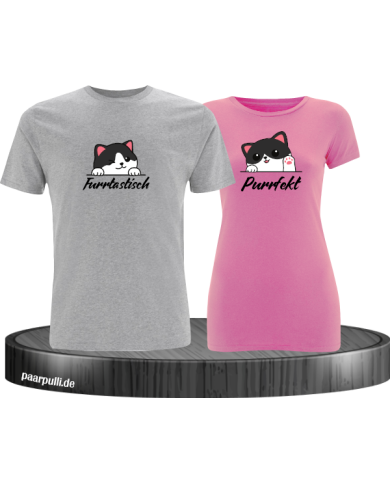 Furrtastisch und Purrfect Set grau-rosa Furrtastisch und Purrfect Set grau-rosa