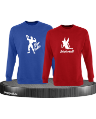 Bierkules und Trinkerbel Set in blau-rot