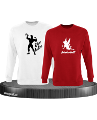 Bierkules und Trinkerbel Set in weiß-rot