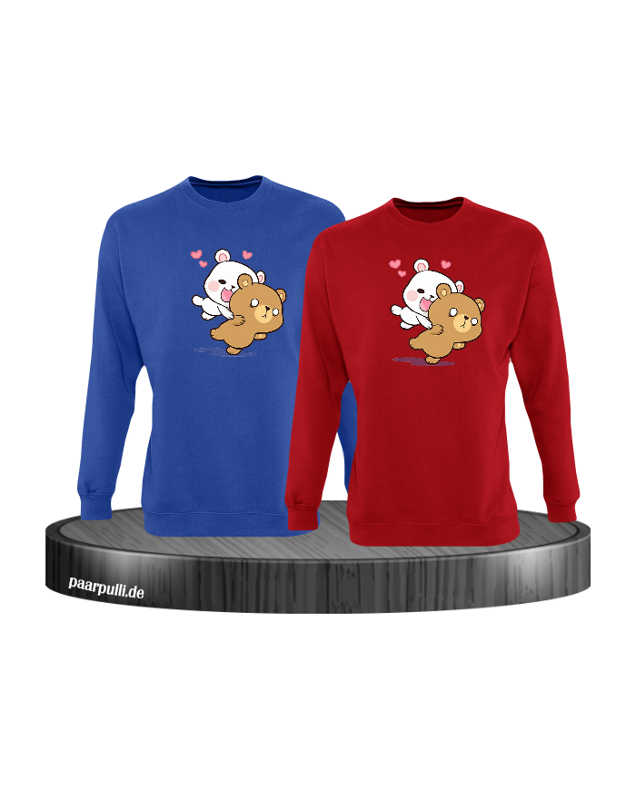 Milk and Mocha blau-rot