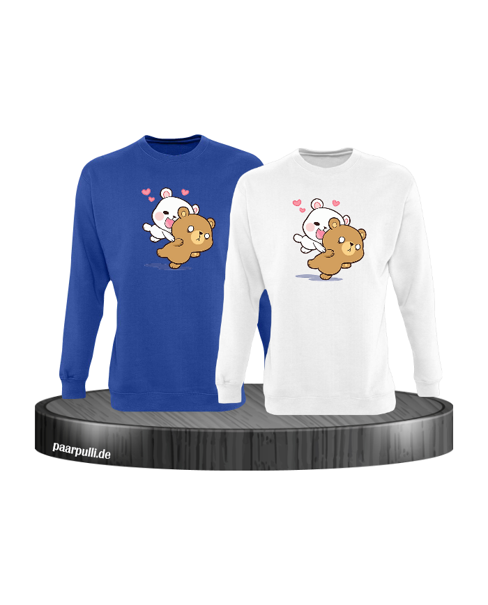 Milk and Mocha blau-weiß