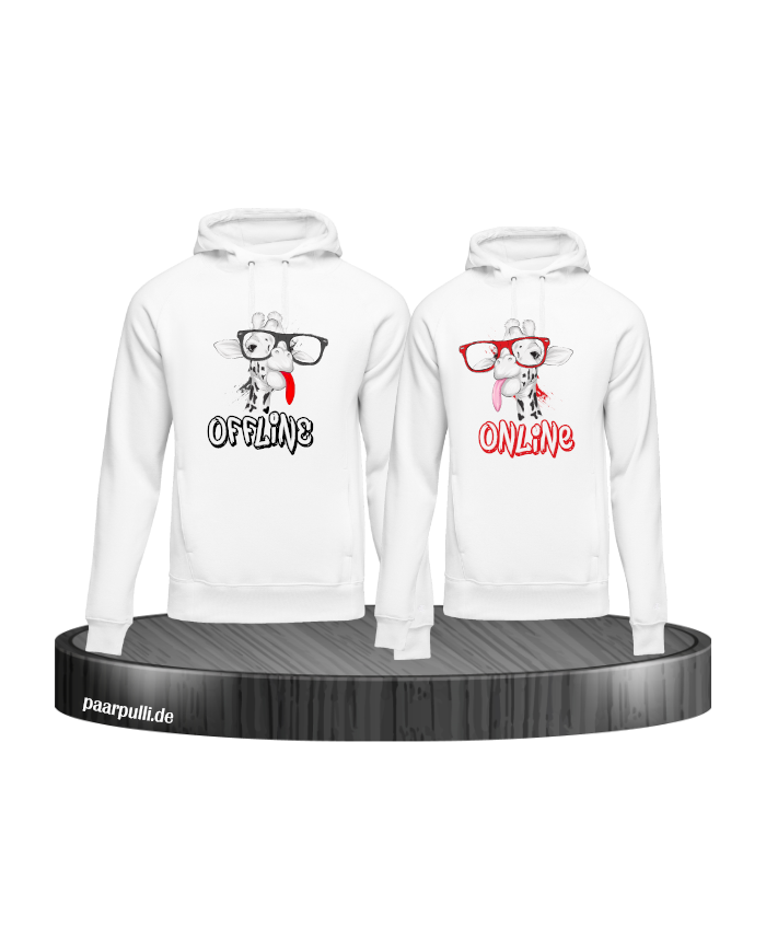 Offline Online Giraffen-Set weiß