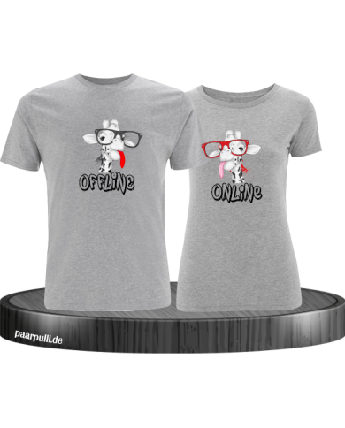 Offline Online Giraffen Set grau Offline Online Giraffen Set grau