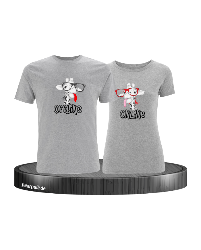 Offline Online Giraffen Set grau