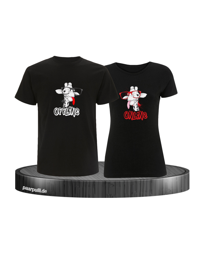 Offline Online Giraffen Set schwarz