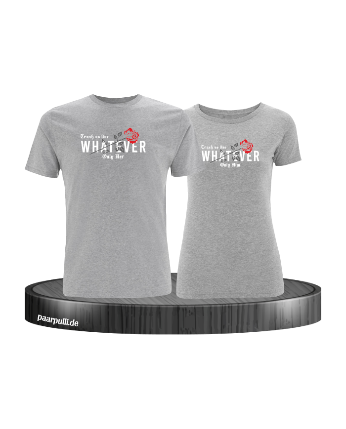 Trust no One Whatever Set grau