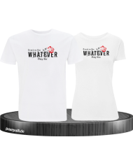 Trust no One Whatever Set weiß